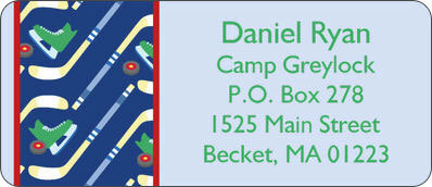 Hockey Return Address Labels